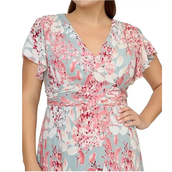 NWT Adrianna Papell Women's Floral Printed Fit and Flare - Picture 4 of 7